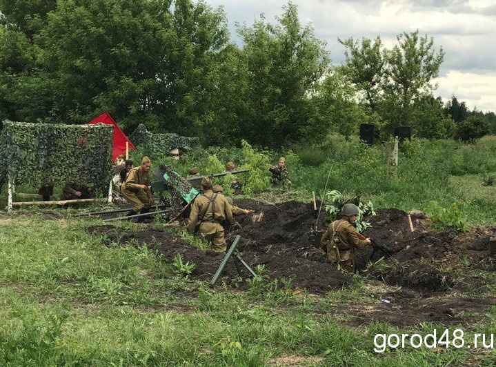 В Грязях реконструируют события Великой Отечественной войны В Грязях реконструируют события Великой Отечественной войны