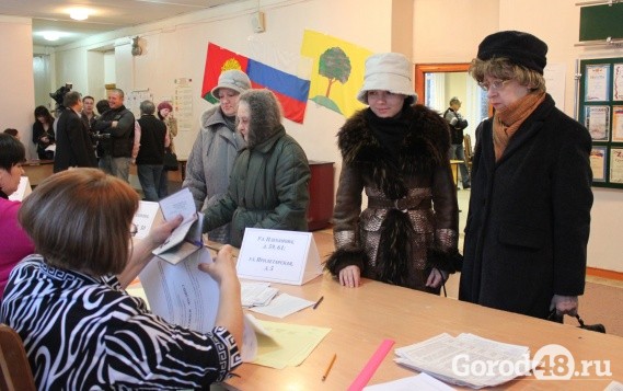 Явка на выборах президента на 15 часов в Липецкой области - 50,22% Явка на выборах президента на 15 часов в Липецкой области - 50,22%