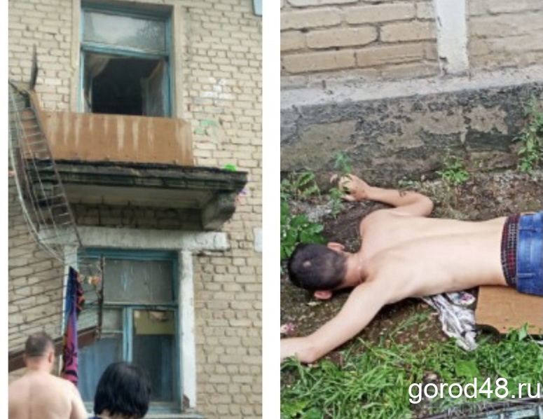 В Данкове обвалился балкон вместе с 27-летним мужчиной