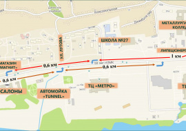 На улице 50 лет НЛМК останется только четыре места для разворотов