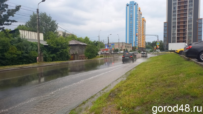 Горд48. Перекресток улица. Пересечение улиц Фрунзе и Ленина. В Липецке перекопали дороги.