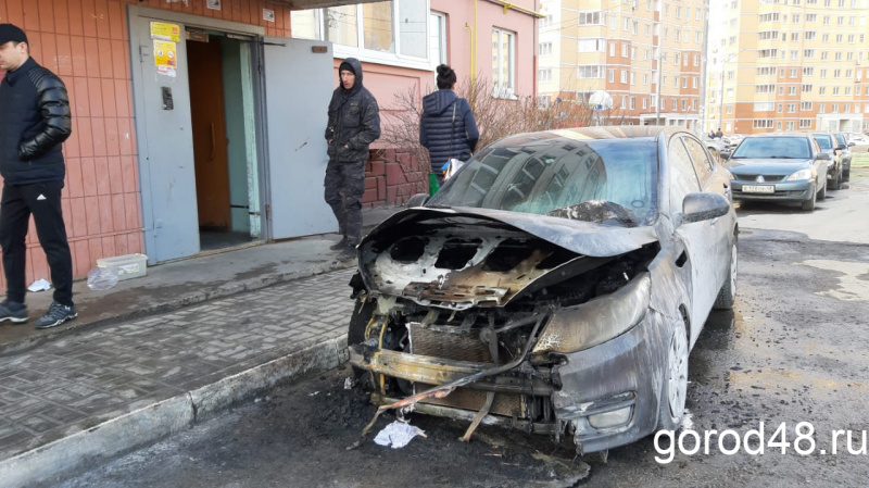 Поджигателей автомобиля на улице Коцаря сняла камера уличного наблюдения Поджигателей автомобиля на улице Коцаря сняла камера уличного наблюдения