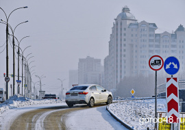 В Липецкой области небольшой снег и до -7