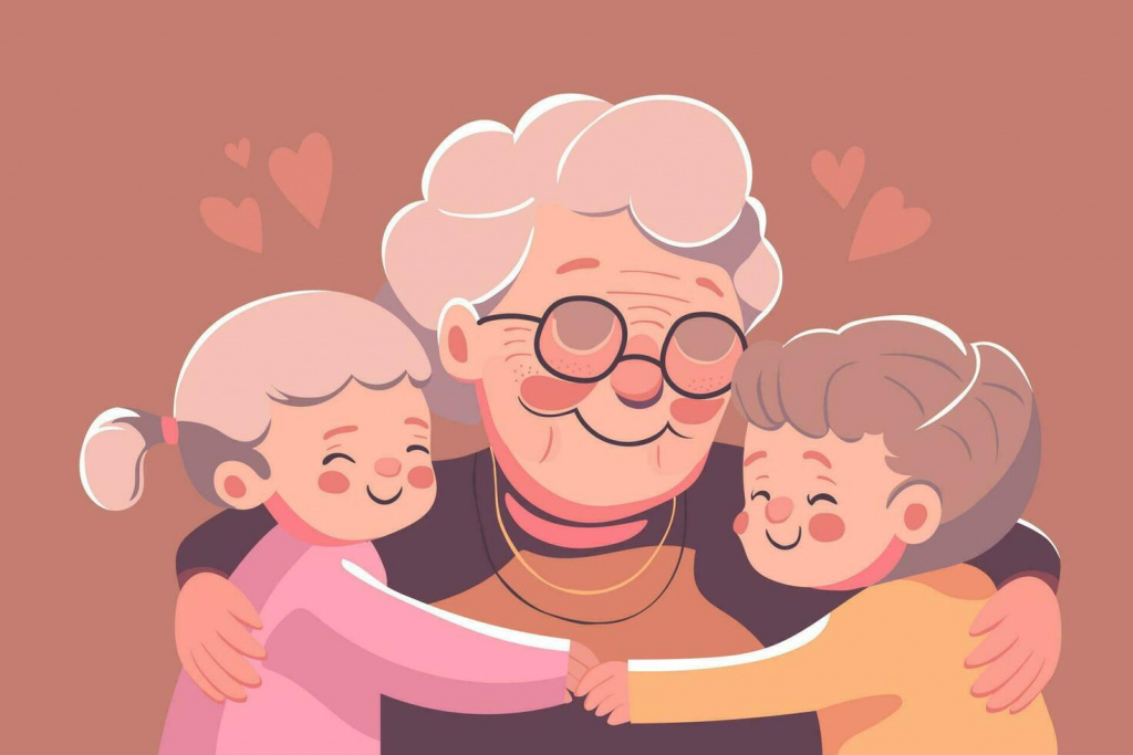granny-and-grandchildren-are-hugging-happy-grandmother-with-smiling-kids-vector.jpg