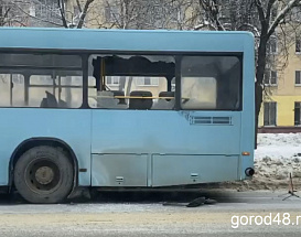 В Липецке снова столкнулись два автобуса